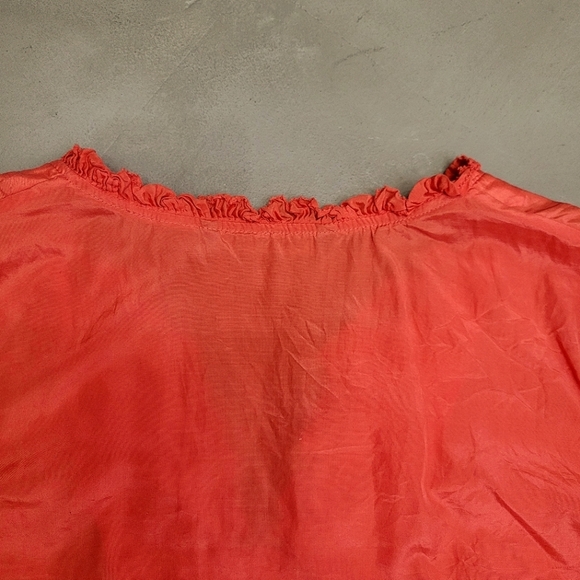 [EUC] Boden Limited Edition Split Neckline 3/4 Sleeve Blouse Wrinkled Fabric - Picture 8 of 9